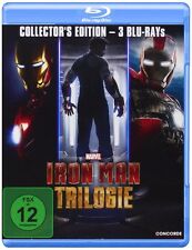 3 Blu-rays * IRON MAN TRILOGIE 1  2  3  COLLECTOR'S EDITION BOX # NEU OVP $
