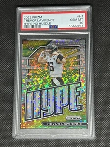 2022 Panini Prizm Hype #H1 Trevor Lawrence Hype No Huddle PSA 10 - Picture 1 of 2