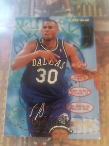 Carte Collection Nba Fleer 1995 1996 #33 Lucious Harris Dallas Mavericks