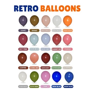 Globos Retro Globo Látex Feliz Cumpleaños Aniversario Fiesta Globo Decoración - Imagen 1 de 21