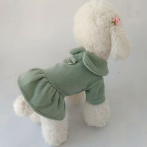 Small Pet Dog Winter Fleece Vest Clothes Puppy Warm Sweater Coat Harness Cute
