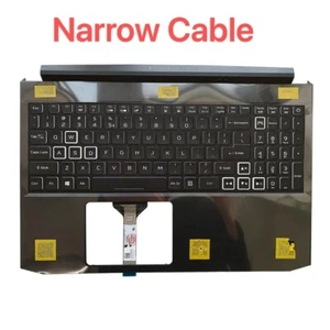 New For Acer Nitro 5 AN515-55 56 AN515-57 44 Palmrest w/ White Backlit Keyboard - Picture 1 of 8