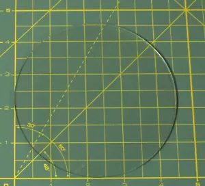 4 ½” Convex Glass Dial Cover For Your Vintage Antique Radio or Clock Dial Face - Picture 1 of 1
