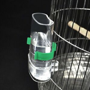 Bird Water Drinker & Feeder Bottle Anti-Algae Finch Canary Budgie Birds-Cage HOT