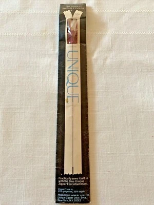 Vintage YKK Unique Invisible Zipper 7 - 9 Inch Cranberry Red - Image 1 of 3