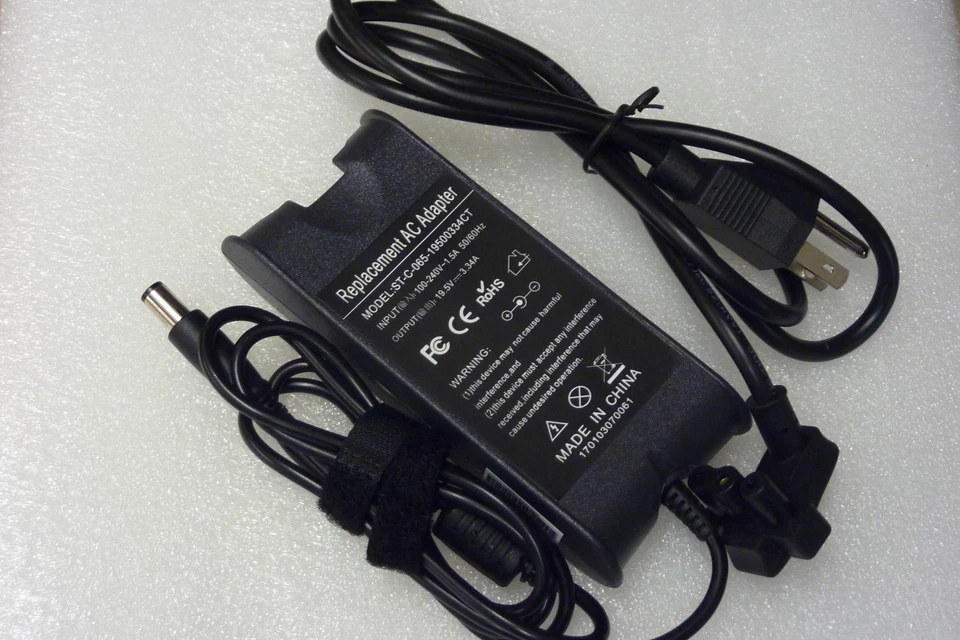 AC Adapter Cord Battery Charger 65W For Dell Latitude E6420 ATG E6420 XFR E6500 - Image 1 of 1