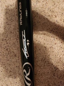 Vlad Jr Auto Rawlings Pro 34'' Game Model Black Bat Dual COA - Picture 1 of 6