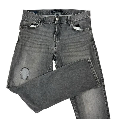 Calvin Klein Jeans Men's 34X34 Straight Fit Black Denim CKJ 035 Stretch Waist - Image 1 of 4