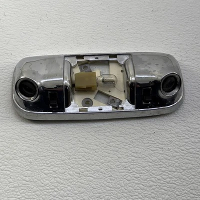 80-96 Ford Bronco F-150 F-250 F350 e mais luz cúpula cromada aérea fabricante de equipamento original sem lente - Imagem 1 de 4