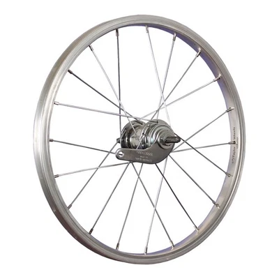 Laufrad 18 Zoll Hinterrad Fahrrad Aluminiumfelge mit Rücktrittbremse RBN silber - Bild 1 von 4