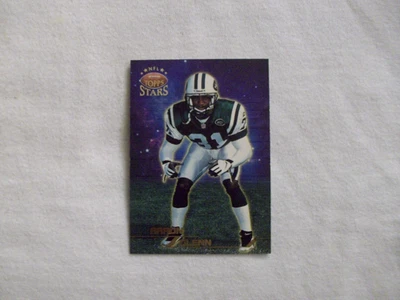 1998 TOPPS STARS # 122 AARON GLENN # 0525/1999 NEW YORK JETS - Image 1 of 2