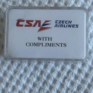 Czech Airlines CSA Complementary Karneol Stone Charm Pendant in Package - Picture 1 of 5
