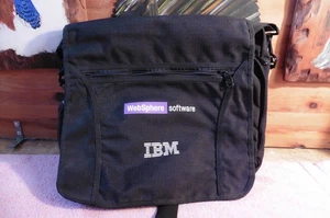 Neue schwarze IBM WebSphere Kuriertasche mit Schultergurt Laptop iPad Tragetasche - Bild 1 von 9