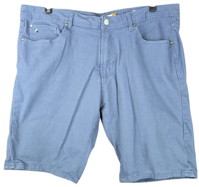 Sastre Vintage Nuevo Canaan Para Hombres Talla 38 Chino Corto Azul Cielo Calce Ajustado Mezcla de Algodón Foto 1 de 4