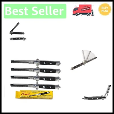 Novedad Juego de Peines Switchblade - Diversión de Peinado Manual (4 Unidades) Foto 1 de 4