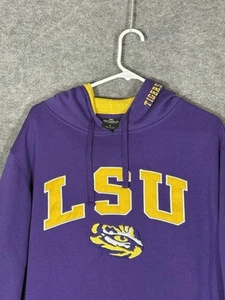 LSU Tigers Colosseum Men’s Full Zip Hoodie Jacket Size L - Picture 1 of 10