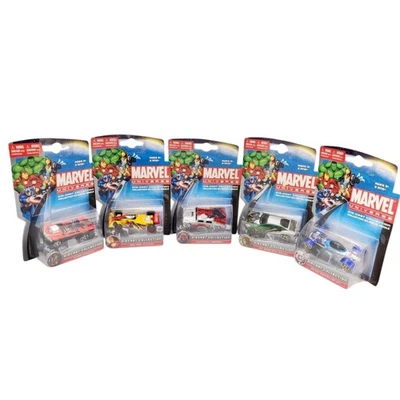 Juego de 5 piezas Marvel Universe Cars, Iron Man, Silver Surfer, Red Skull, Dr Doom, Blade Foto 1 de 4