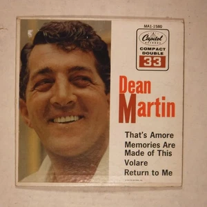 DEAN MARTIN / 33 RPM EXTENDED PLAY / CAPITOL MA1-1580 / COVER ONLY - Foto 1 di 2
