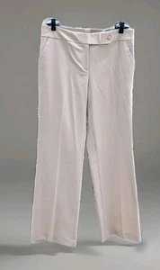 Nuevo con etiquetas Pantalones de vestir Calvin Klein para mujer talla 6 calce clásico mezcla de polietileno tostado  - Imagen 1 de 12