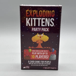 Exploding Kittens Party Pack Card Game New Cards 2023 NEW Sealed! - Picture 1 of 3