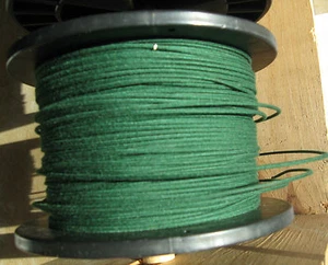1920's Radio Loop antenna wire 18 Awg 19/30 stranded DeForest Green by the ft. - Picture 1 of 2