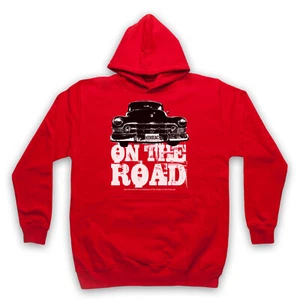 ON THE ROAD UNOFFICIAL CADDILLAC JACK KEROUAC CADDY ADULTS UNISEX HOODIE - Picture 1 of 11