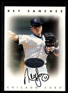 1996 LEAF SIGNATURE SERIES AUTO REY SANCHEZ CUBS - Picture 1 of 1