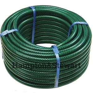 15M 30M 50M KNICKFREI VERSTÄRKT HART GARTENSCHLAUCH ROLLE ROHR WASSERSCHLAUCH - Bild 1 von 12
