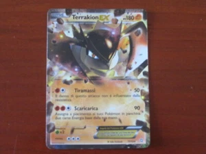 CARTA POKEMON " TERRAKION EX " 71/124 " STIRPE DEI DRAGHI " CARTA ITALIANA - Picture 1 of 1