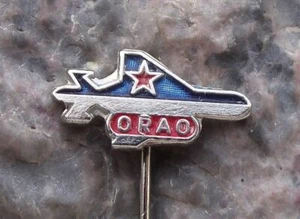 Vintage Soko J-22 J22 Orao Yugoslavia Ground Attack Fighter Aircraft Pin Badge - Picture 1 of 2