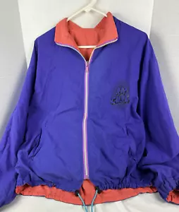 Vintage Rip Curl Wet Suits Reversible Windbreaker Orange Purple Size M Australia - Picture 1 of 23