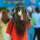 Hippie Indian Boho Feather Hair Band for Street Carnivals