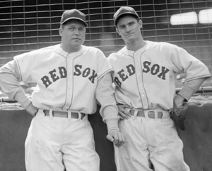 JIMMY FOXX BOBBY DOERR 8X10 GLOSSY PHOTO IMAGE #1 - Picture 1 of 1