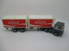 Wiking:Scania 110 Sattelzug mit Roco Container "Coca Cola"   (SSK59)*