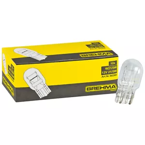 10x BREHMA W21/5W 12V 21/5W T20 Tagfahrlicht Standlicht Rücklicht Stopplicht - Bild 1 von 5
