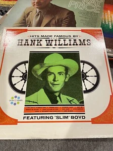 Slim Boyd ,Hits Made Famous By Hank Williams - Spin-O-Rama-M 129 Vinyl Record LP - Picture 1 of 3