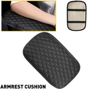Universal Center Cover Armrest Cushion Console Pad Black Protector Car Auto Part - Picture 1 of 12