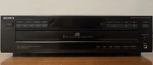 Sony CDP-C225 CD 5 CD Changer Player HiFi Stereo Tested/Works EXCEPT CASSETE - Picture 1 of 3