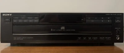Sony CDP-C225 CD 5 CD Changer Player HiFi Stereo Tested/Works EXCEPT CASSETE - Image 1 of 3