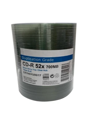 PHILIPS 1200 pk CD-R CD Silver Shiny Top 52X 700MB Blank Disc 12x100pk - Image 1 of 3