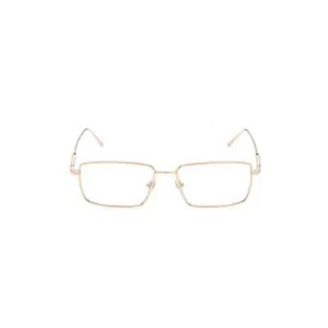 OMEGA OM 5023 032 Gold Titanium Rectangle Optical Eyeglasses Frame 55-17-140 - Picture 1 of 3