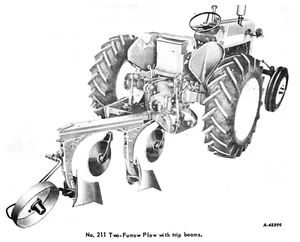 IH International Harvester 211 311 2 Point Fast Hitch Plow Owner's Manual 560 - Picture 1 of 16