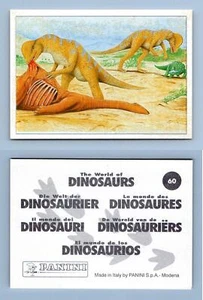 Dilophosaurus #60 The World Of Dinosaurs 1997 Sticker - Picture 1 of 1