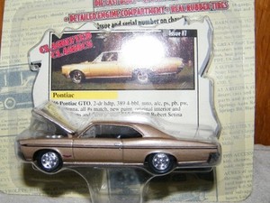 2001 Racing Champions 1:64 Classified Classics Lmt. Ed. 1966 Pontiac GTO NIP