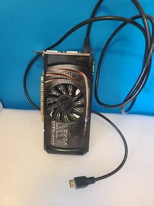 - EVGA NVIDIA GeForce GTS 450 1GB Graphics Card 01G-P3-1450-TR W/HDMI CABLE - Picture 1 of 4