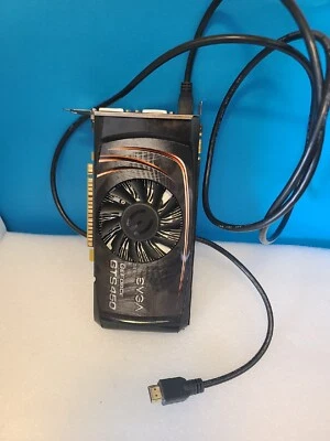 - EVGA NVIDIA GeForce GTS 450 1GB  Graphics Card 01G-P3-1450-TR W/HDMI CABLE - Image 1 of 4