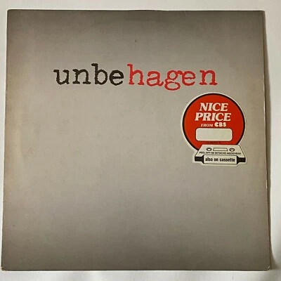 NINA HAGEN BAND: unbehagen CBS 12" LP 33 RPM INSERT HOLLAND IMPORT Foto 1 de 4