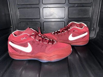 NIKE AIR ZOOM HUSTLE GT 2 PROMO SAPATOS MASCULINOS UNIVERSIDADE VERMELHO TAMANHO 14 NOVO RARO - Imagem 1 de 4