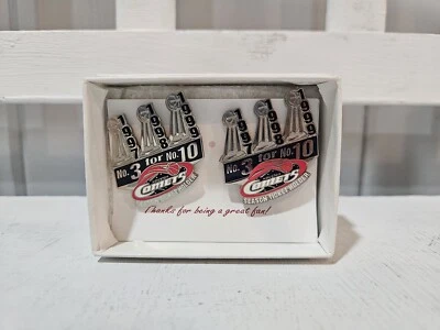 Vtg Houston Comets No. 3 For No. 10 Basketball Season Ticket Holder Pins - Image 1 of 3