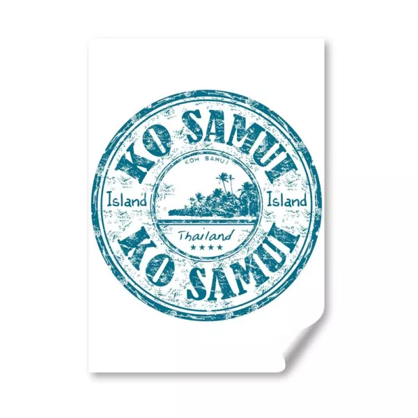 A5 - Ko Samui Thailand Thai Travel Print 14.8x21cm 280gsm #5837